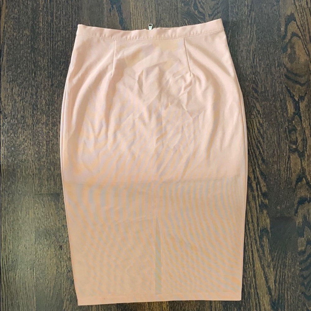 Blush/Nude Mesh Skirt